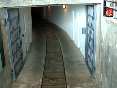 der neue Zugang zum Bunker