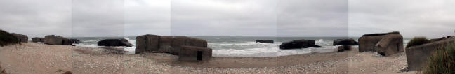 So lagen die Bunker vor uns
