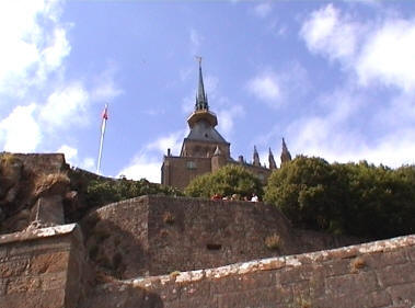 Blick zur Kirche