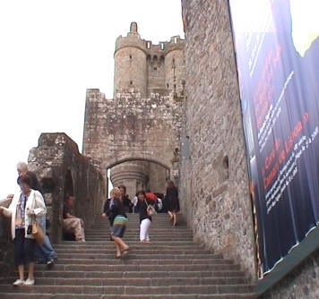 Treppe zum Kloster