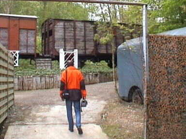 Hinein in den Ausstellungsbereich