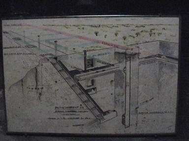 der Plan von Mimoyecques