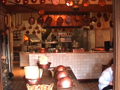 Blick in die K�che