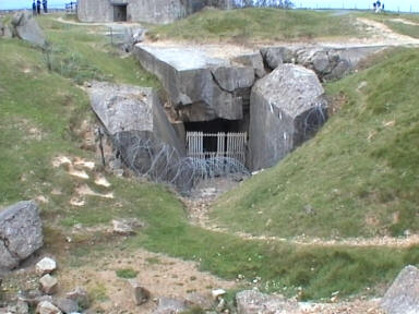 zerst�rter Munitionsbunker