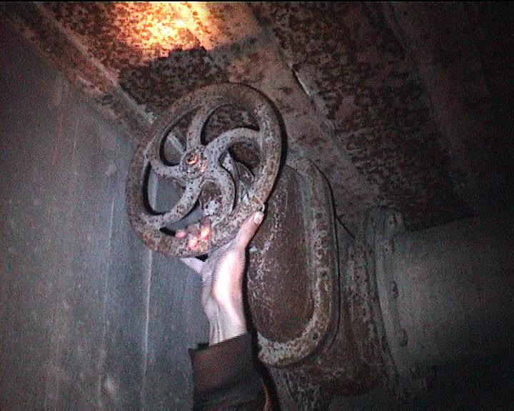 Schieber zum Absperren der Luftzufuhr